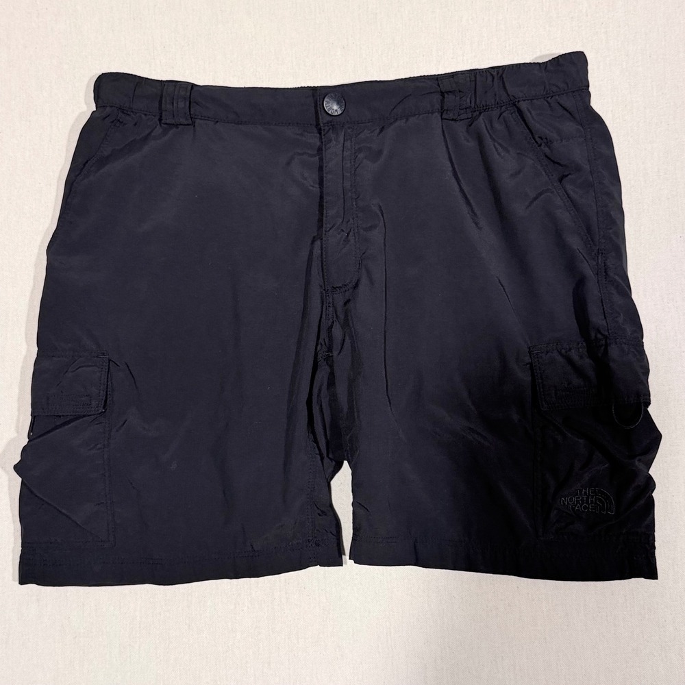 The North Face Cargo Shorts Womens 6 Black Excellent Lightweight Packable